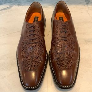Mezlan Embossed Leather Shoes